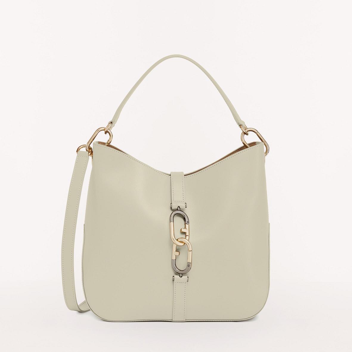 Furla Sirena Tasker Danmark - Crossbody Dame Beige NTF602371